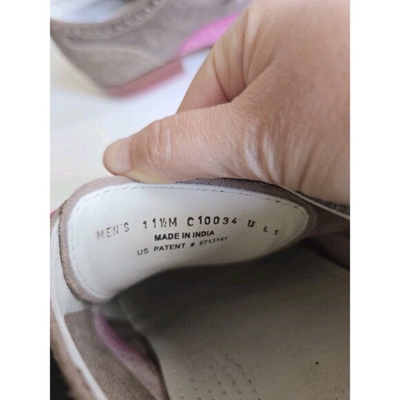 Cole Haan Colton Pink Taupe Brown Wingtip Brogue Oxford Mens Dress Shoes 11.5 - Picture 11 of 13